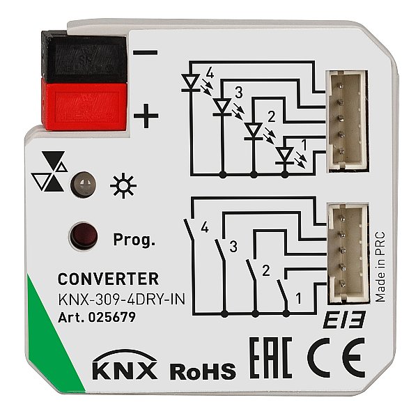 Конвертер KNX 4-х канальный Arlight 025679