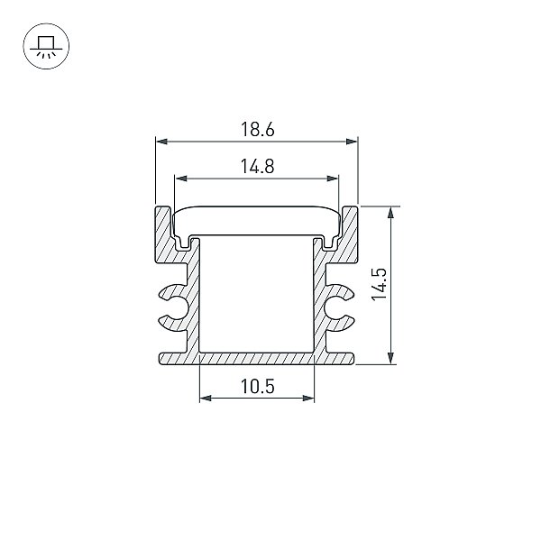 Профиль Arlight FLOOR 045670