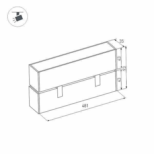 Трековый светильник Arlight MAG-45 026979