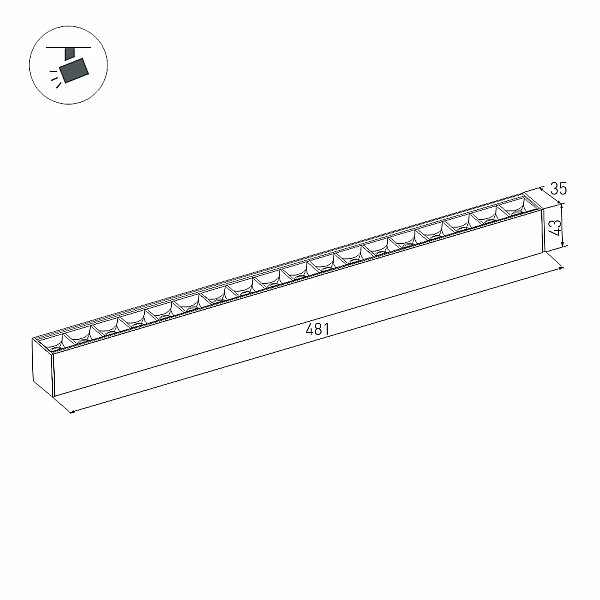 Трековый светильник Arlight Mag-45 026941