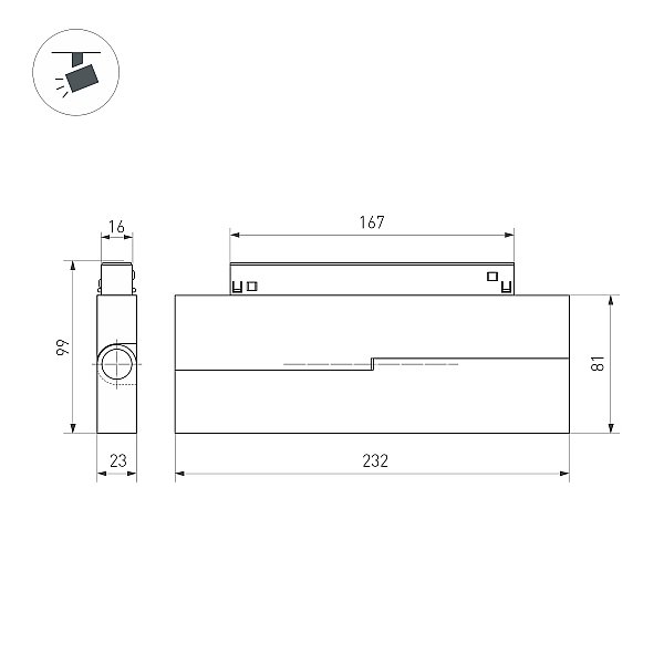 Трековый светильник Arlight Mag-Orient 034661(1)