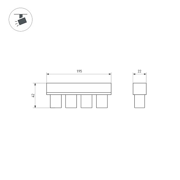 Трековый светильник Arlight Mag-Orient 035582