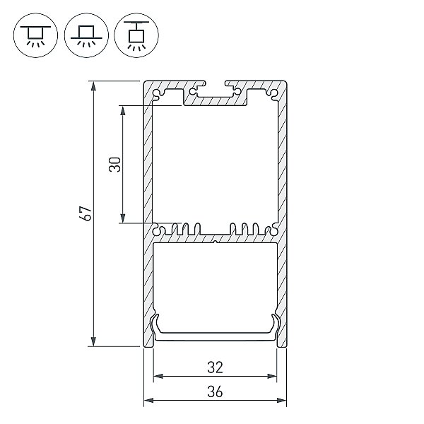 Профиль Arlight Sl-Line 036197