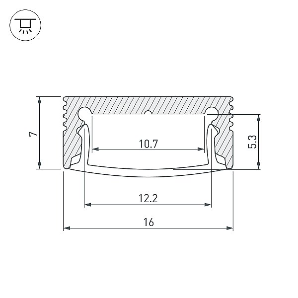 Профиль Arlight Sl-Slim 036834