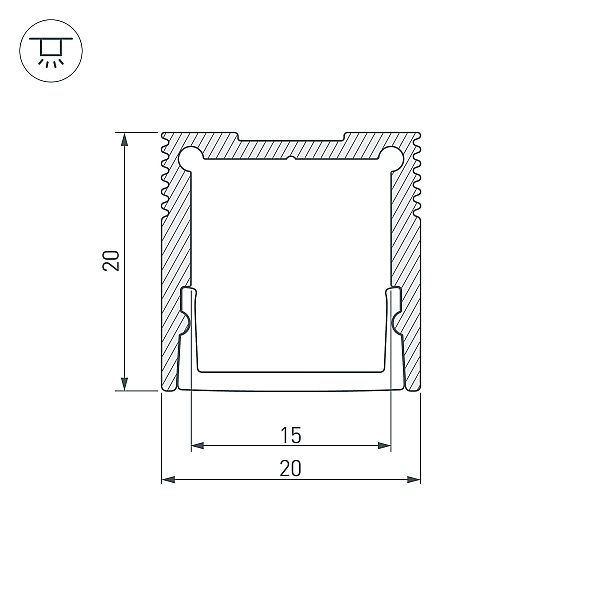 Профиль Arlight Sl-Slim 036836