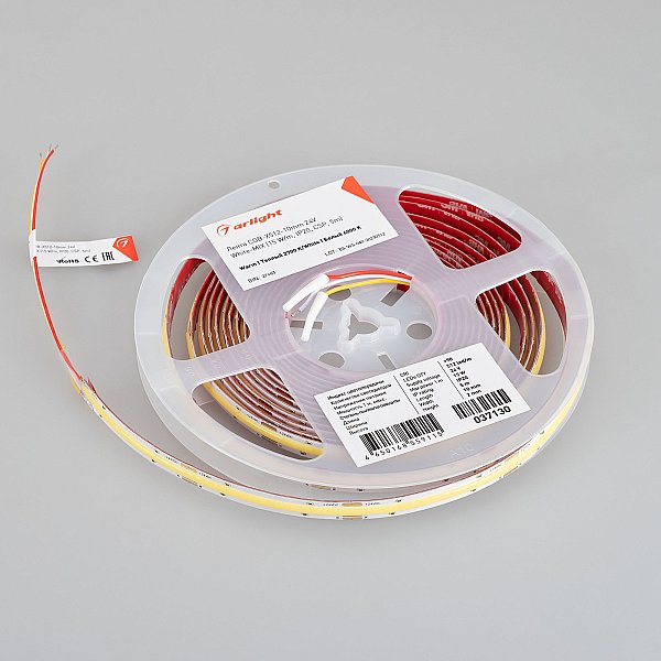 Светодиодная лента Arlight Cob Открытая 037130