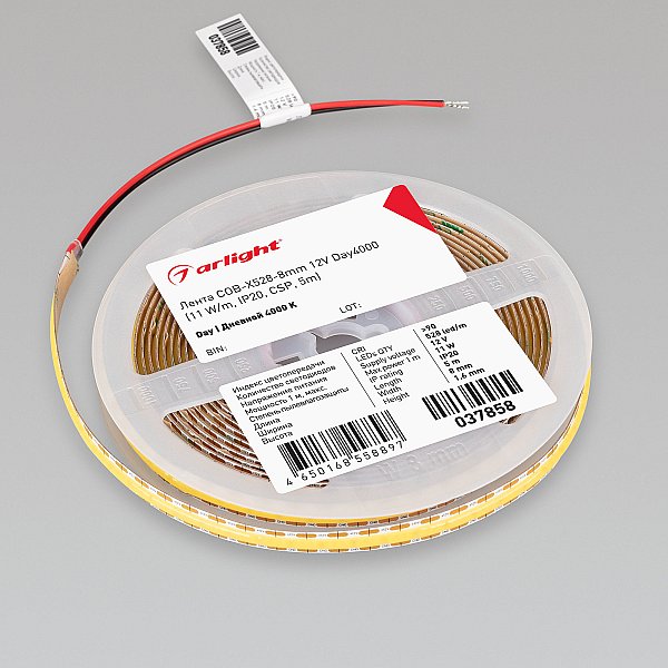 Светодиодная лента Arlight Cob Открытая 037858