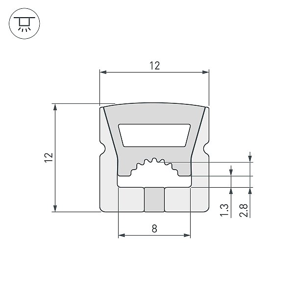 Профиль Arlight Wph 040829