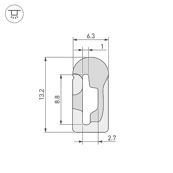Профиль Arlight Wph 041087