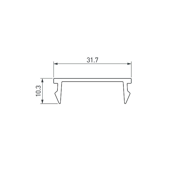 Экран для профиля Arlight Line-S 041582