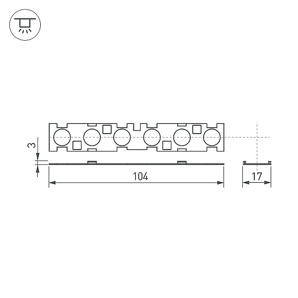 Экран для профиля Arlight Sl-Line 041793