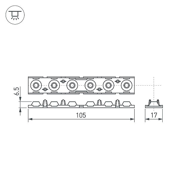 Экран для профиля Arlight Sl-Line 041793