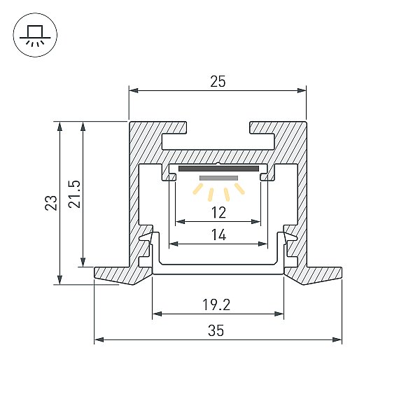 Профиль Arlight Sl-Line 043117