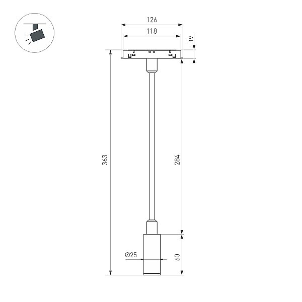 Трековый светильник Arlight Mag-Orient 044647