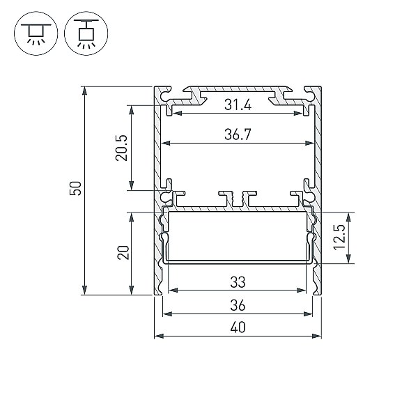 Профиль Arlight Sl-Line 044666