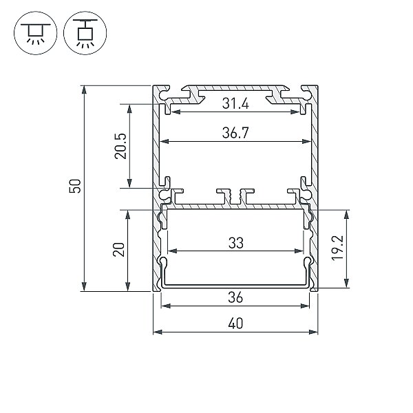 Профиль Arlight Sl-Line 044666