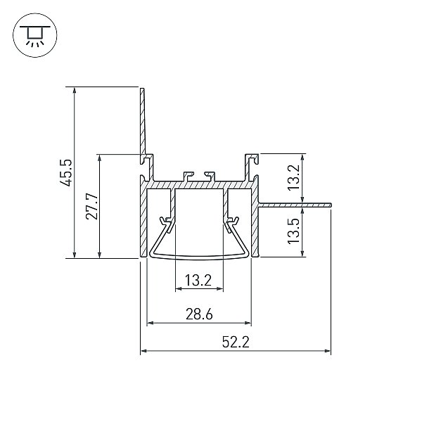 Профиль Arlight Foled 044857