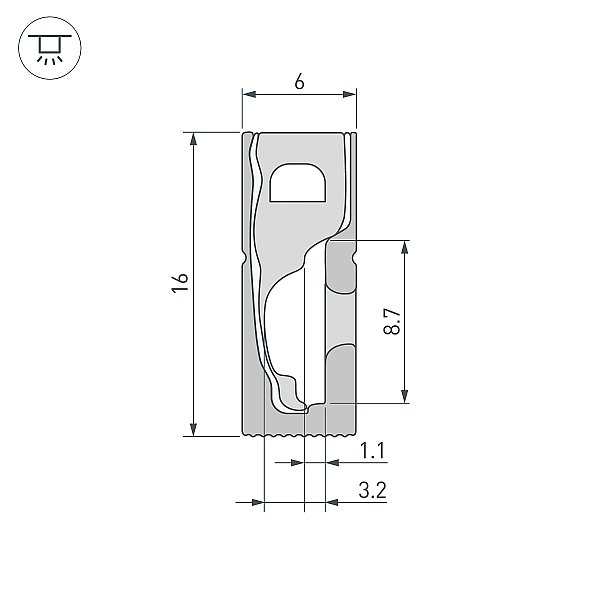 Профиль Arlight Wph 045788