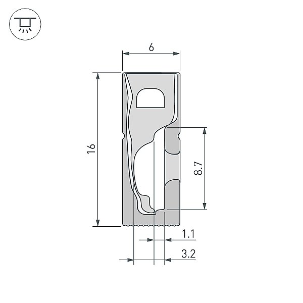 Профиль Arlight Wph 045842