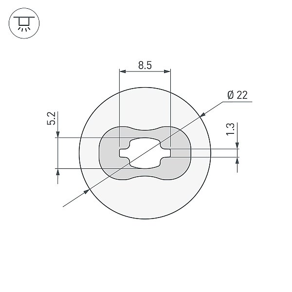 Профиль Arlight Wph 045847