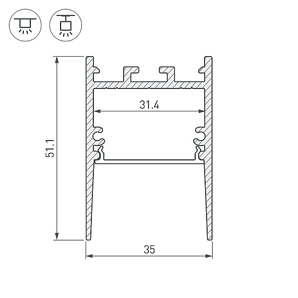 Профиль Arlight Sl-Comfort 046317