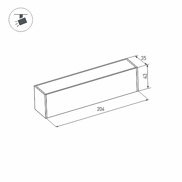 Трековый светильник Arlight Mag-45 046572
