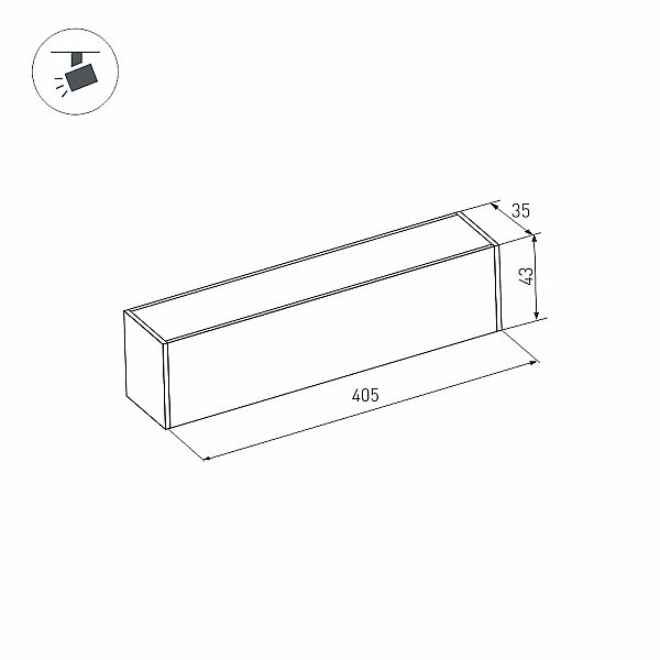 Трековый светильник Arlight Mag-45 046580