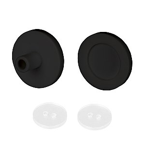 Комплект пластиковых заглушек для герметичной ленты MOONLIGHT ROUND BLACK Arlight 047067