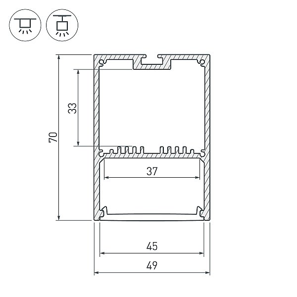 Профиль Arlight Sl-Line 047166