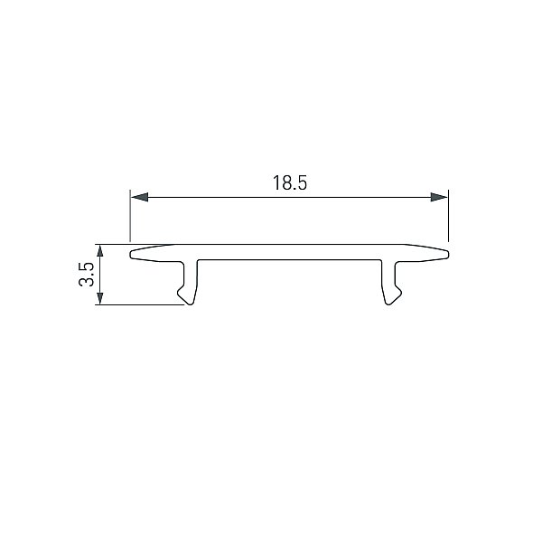 Экран для профиля Arlight Sl-Mini 049023