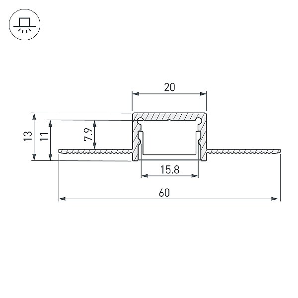Профиль Arlight Sl-Linia 049030