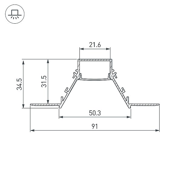 Профиль Arlight Sl-Comfort 052543