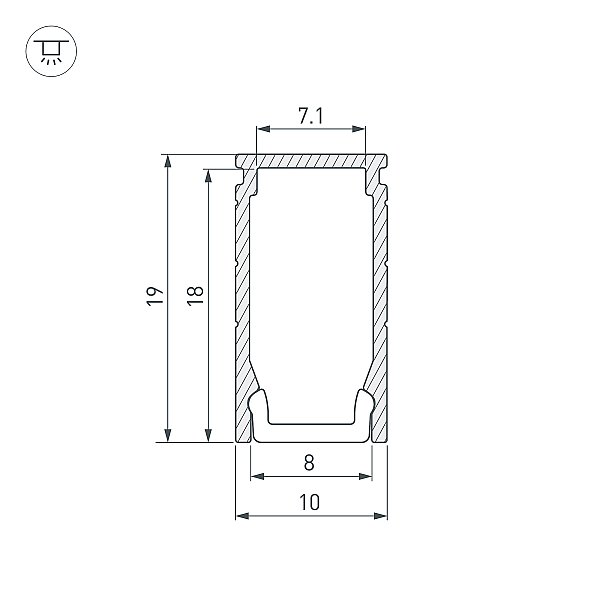 Профиль Arlight Sl-Line 053426