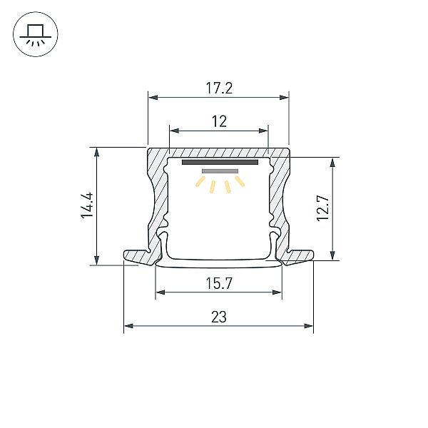 Профиль Arlight Arh-Line 044265(1)