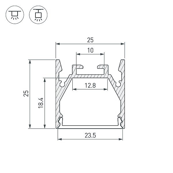 Профиль Arlight Sl-Line 053804