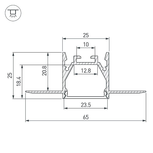 Профиль Arlight Sl-Linia 053806
