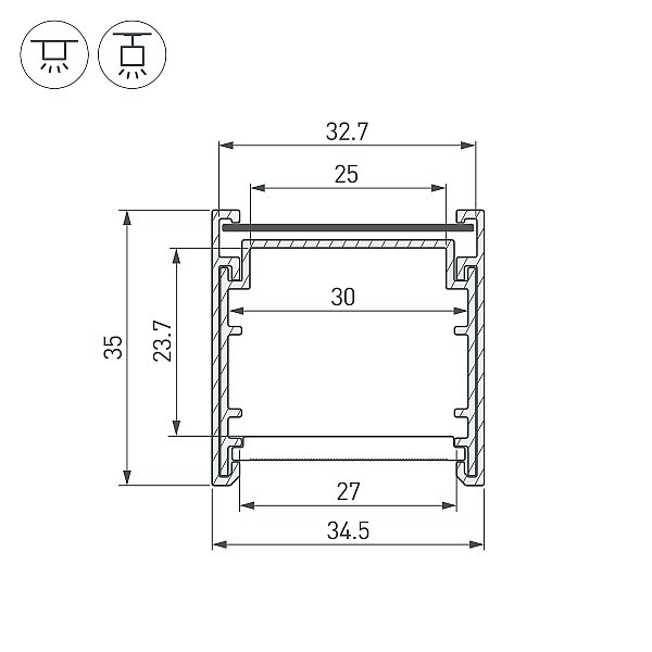Профиль Arlight Bent-Side 055738