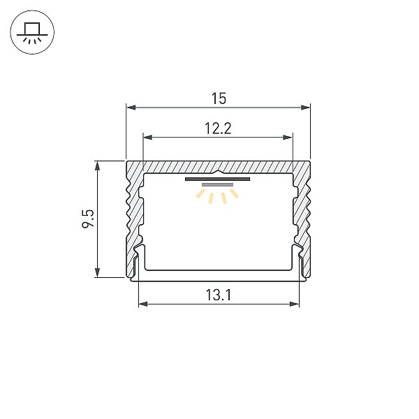 Профиль Arlight Sl-Slim 056888