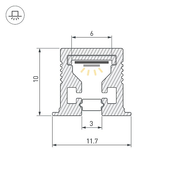Профиль Arlight Sl-Mini 058626