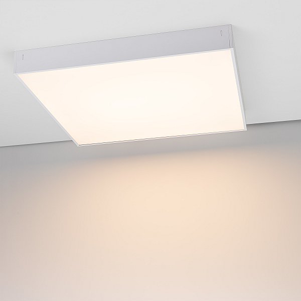Белая рамка из алюминия SX6060TF для накладной установки панелей Arlight Titan 058726
