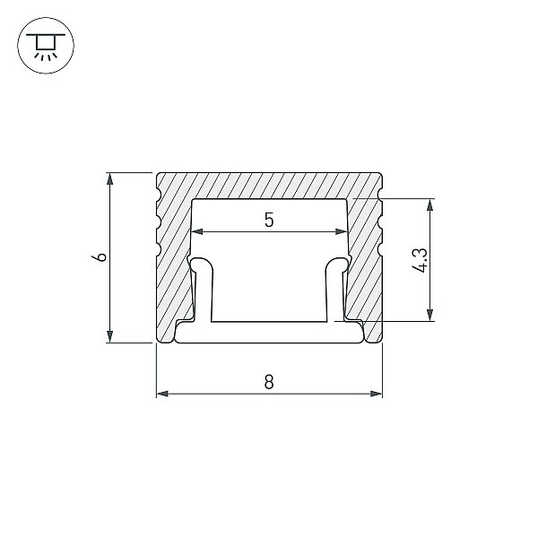 Профиль Arlight Sl-Mini 059124