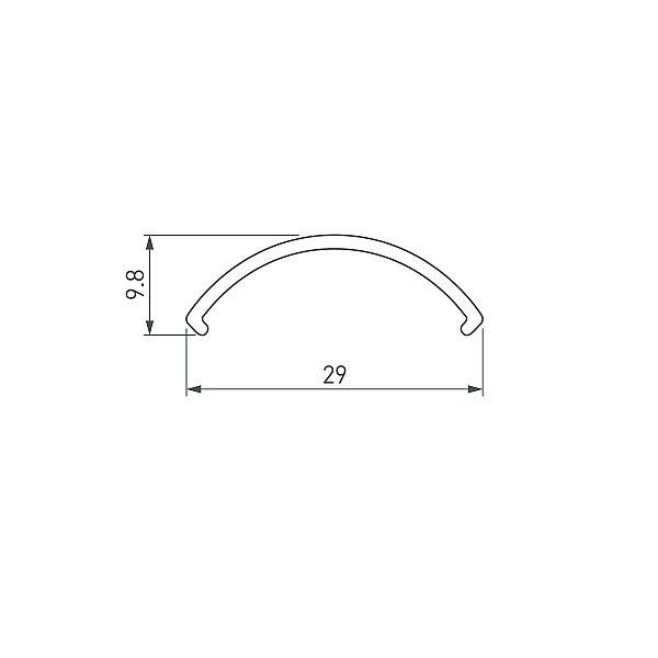 Экран для профиля Arlight Sl-Round 050764