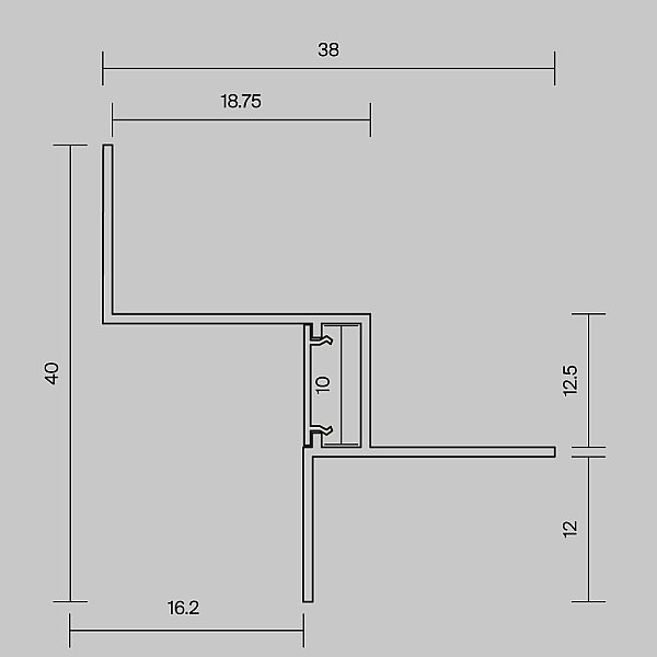 Профиль Led Strip 636024