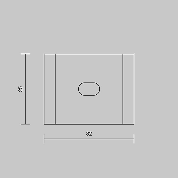 Комплект креплений (для профиля 50x50) 4 шт.  Накладной профиль Maytoni 642089