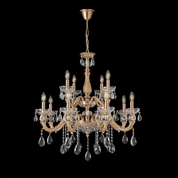 Люстра Crystal Lux ELIZABETH SP8+4 BRASS