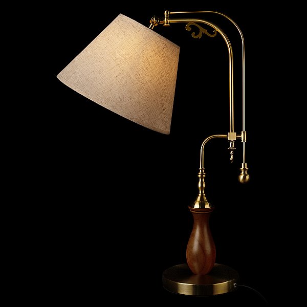 Настольная лампа Elaine Loft It 10569T Dark wood