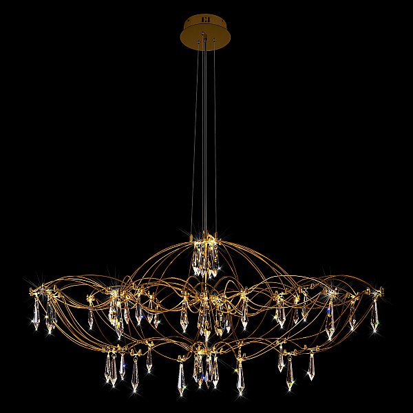 Подвесная люстра Mira Loft It 10586/900 Gold Asfour