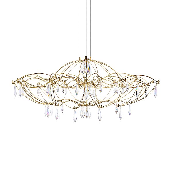 Подвесная люстра Mira Loft It 10586/900 Gold Asfour