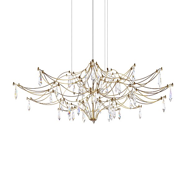 Подвесная люстра Mira Loft It 10587/1000 Gold Asfour