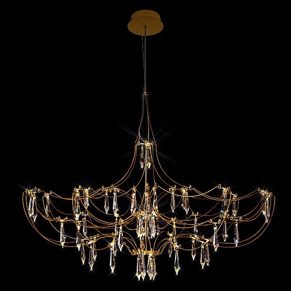 Подвесная люстра Mira Loft It 10589/900 Gold Asfour